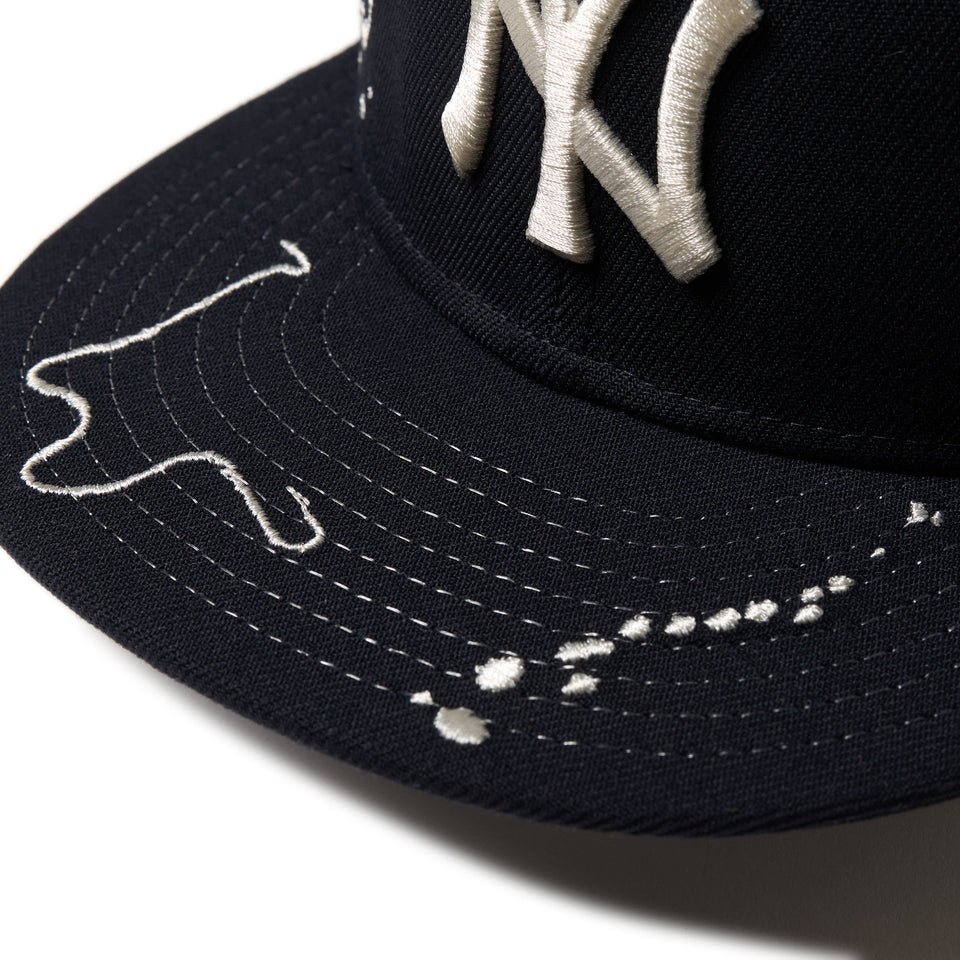キッズ Youth 9FIFTY Dripping ニューヨーク・ヤンキース ネイビー - 14671559 - YTH | NEW ERA ニューエラ公式オンラインストア