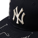 キッズ Youth 9FIFTY Dripping ニューヨーク・ヤンキース ネイビー - 14671559 - YTH | NEW ERA ニューエラ公式オンラインストア