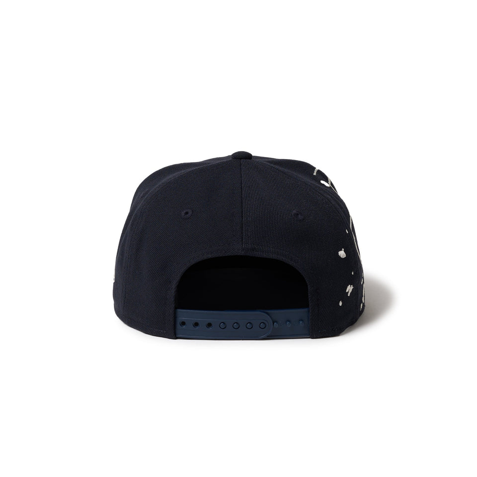 キッズ Youth 9FIFTY Dripping ニューヨーク・ヤンキース ネイビー - 14671559 - YTH | NEW ERA ニューエラ公式オンラインストア