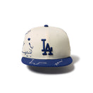 キッズ Youth 9FIFTY Dripping ロサンゼルス・ドジャース クロームホワイト ダークロイヤルバイザー - 14671560 - YTH | NEW ERA ニューエラ公式オンラインストア