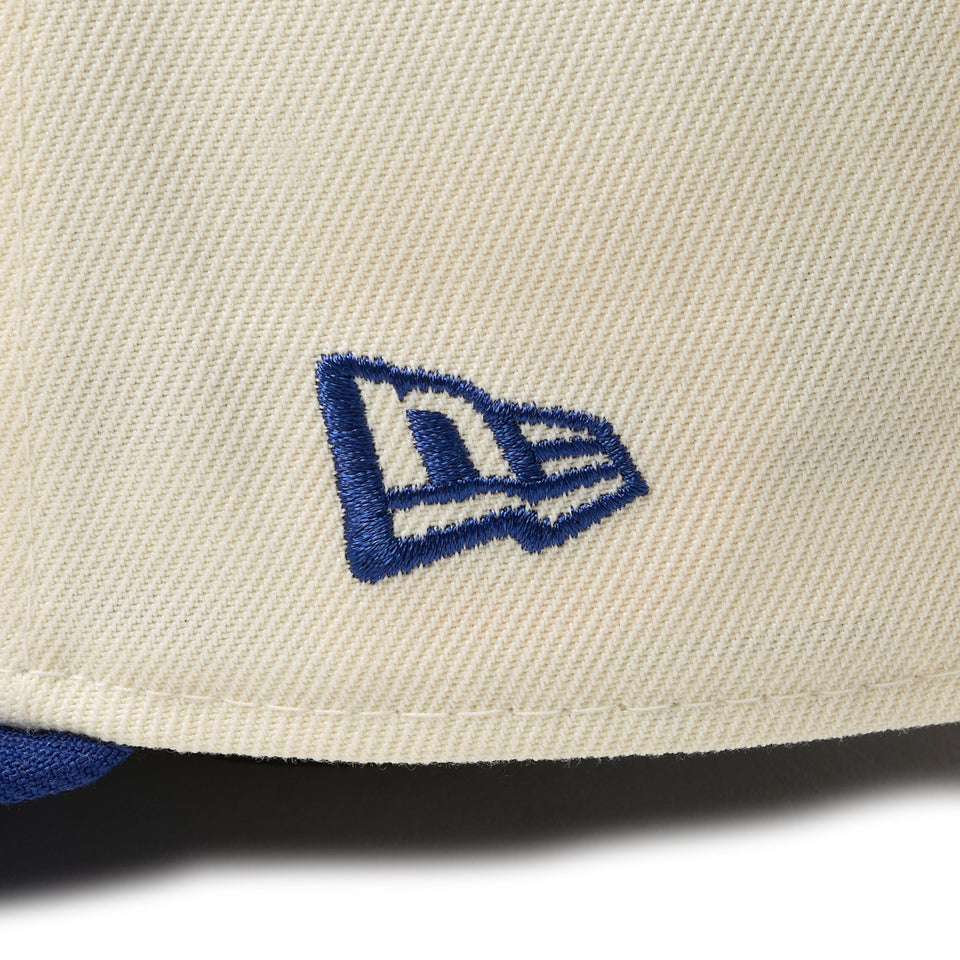 キッズ Youth 9FIFTY Dripping ロサンゼルス・ドジャース クロームホワイト ダークロイヤルバイザー - 14671560 - YTH | NEW ERA ニューエラ公式オンラインストア
