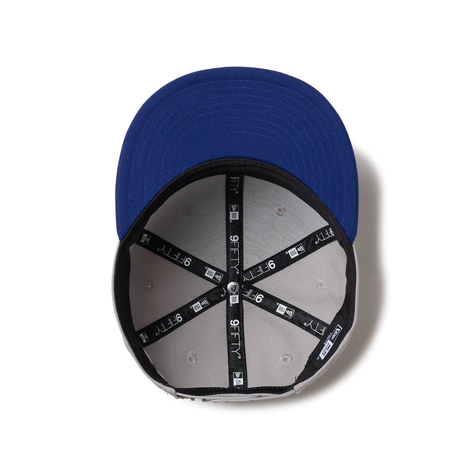 キッズ Youth 9FIFTY Essential オールドイングリッシュロゴ グレー ダークロイヤルバイザー - 14671558 - YTH | NEW ERA ニューエラ公式オンラインストア