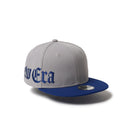キッズ Youth 9FIFTY Essential オールドイングリッシュロゴ グレー ダークロイヤルバイザー - 14671558 - YTH | NEW ERA ニューエラ公式オンラインストア
