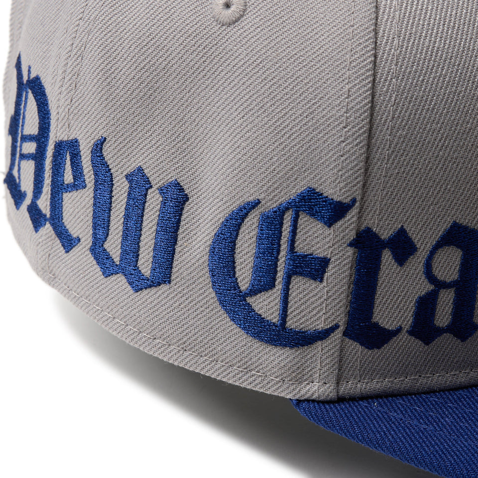 キッズ Youth 9FIFTY Essential オールドイングリッシュロゴ グレー ダークロイヤルバイザー - 14671558 - YTH | NEW ERA ニューエラ公式オンラインストア