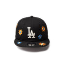 Youth 9FIFTY Flower Embroidery ロサンゼルス・ドジャース ブラック - 14392001 - YTH | NEW ERA ニューエラ公式オンラインストア