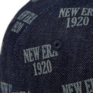 キッズ Youth 9FIFTY デニム Laser Burn Out ネイビー - 14671565-YTH | NEW ERA ニューエラ公式オンラインストア