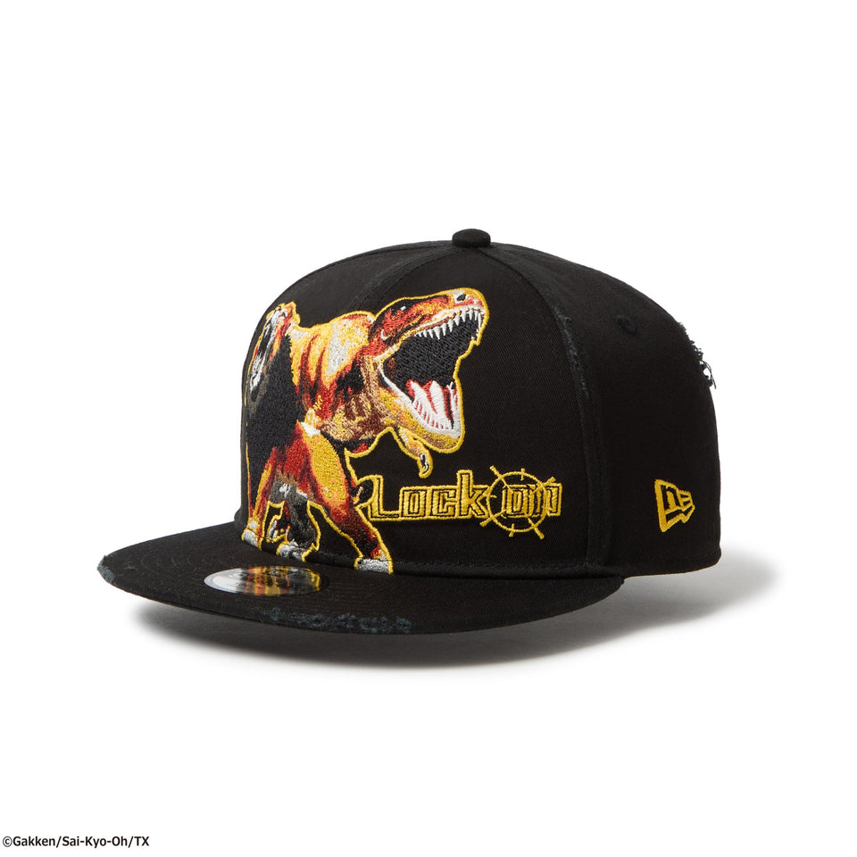 キッズ Youth 9FIFTY 最強王図鑑 LOCK ON ライオン ティラノサウルス ブラック - 14698125 - YTH | NEW ERA ニューエラ公式オンラインストア