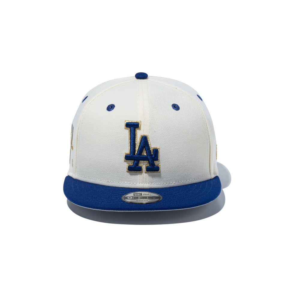 9FORTY ロサンゼルス・ドジャース クローム ブラウンバイザー キッズ Youth 9FIFTY Los Angeles Dodgers 50-50 Club Pack