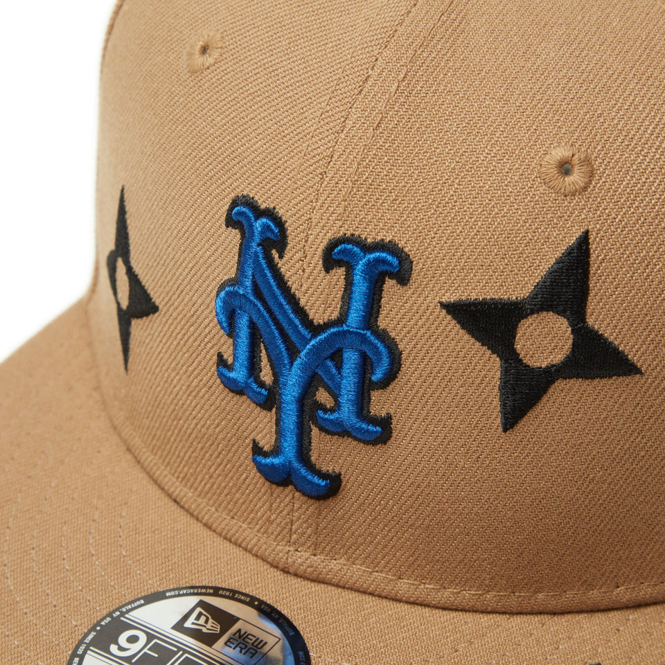 Youth 9FIFTY MLB Flower Embroidery ニューヨーク・メッツ カーキ - 14325158 - YTH | NEW ERA ニューエラ公式オンラインストア