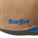 Youth 9FIFTY MLB Old English ニューヨーク・メッツ カーキ ライトロイヤルバイザー - 14325150 - YTH | NEW ERA ニューエラ公式オンラインストア