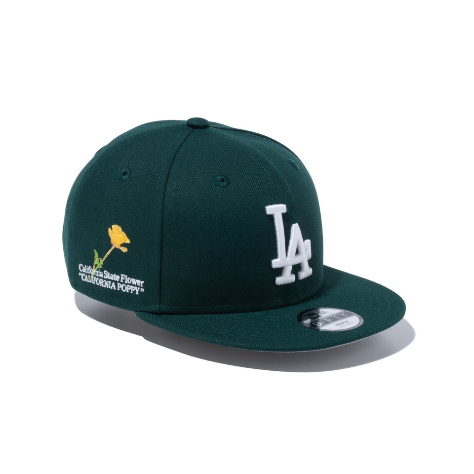 Youth 9FIFTY MLB State Flowers ロサンゼルス・ドジャース ダークグリーン - 14111893-YTH | NEW ERA ニューエラ公式オンラインストア