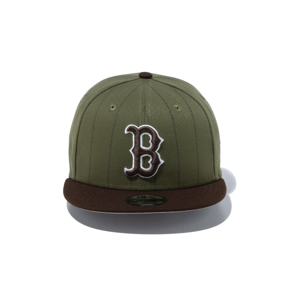 Youth 9FIFTY MLB Text Stripe ボストン・レッドソックス ニュー
