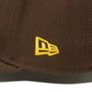 Youth 9FIFTY MLB Visor Logo サンディエゴ・パドレス ウォルナット - 14325153 - YTH | NEW ERA ニューエラ公式オンラインストア