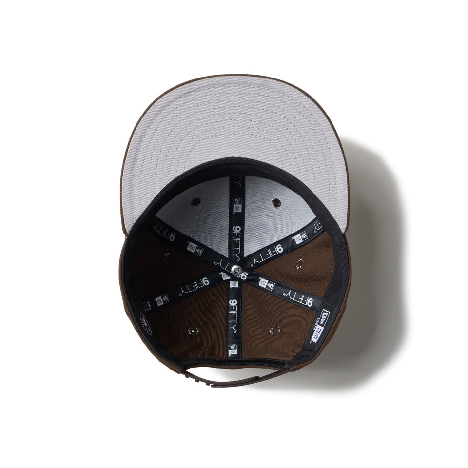 Youth 9FIFTY MLB Visor Logo サンディエゴ・パドレス ウォルナット - 14325153 - YTH | NEW ERA ニューエラ公式オンラインストア
