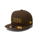 Youth 9FIFTY MLB Visor Logo サンディエゴ・パドレス ウォルナット - 14325153 - YTH | NEW ERA ニューエラ公式オンラインストア
