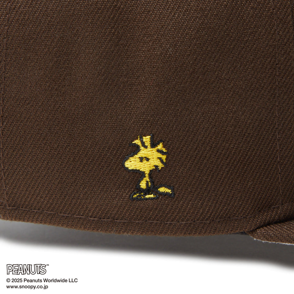 Youth 9FIFTY PEANUTS ピーナッツ スヌーピー ウッドストック ウォルナット - 14344461 - YTH | NEW ERA ニューエラ公式オンラインストア