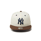 Youth 9FIFTY Pinstripe ニューヨーク・ヤンキース クローム ブラウンバイザー - 14325146 - YTH | NEW ERA ニューエラ公式オンラインストア
