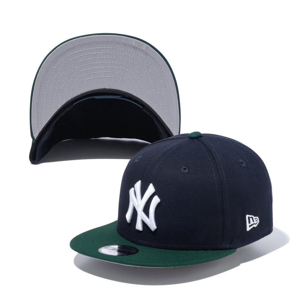 Youth 9FIFTY Powered by GORO NAKATSUGAWA（min-nano）ニューヨーク・ヤンキース ネイビー ダークグリーンバイザー - 14124628-YTH | NEW ERA ニューエラ公式オンラインストア