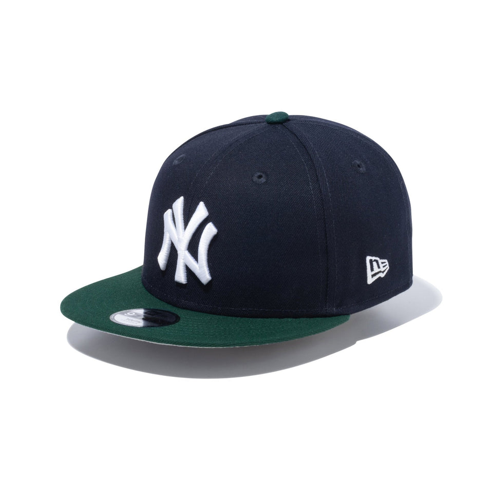 Youth 9FIFTY Powered by GORO NAKATSUGAWA（min-nano）ニューヨーク・ヤンキース ネイビー ダークグリーンバイザー - 14124628-YTH | NEW ERA ニューエラ公式オンラインストア