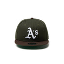 Youth 9FIFTY Powered by GORO NAKATSUGAWA（min - nano）オークランド・アスレチックス ダークシーウィード ブラウンバイザー - 14346887 - YTH | NEW ERA ニューエラ公式オンラインストア