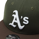 Youth 9FIFTY Powered by GORO NAKATSUGAWA（min - nano）オークランド・アスレチックス ダークシーウィード ブラウンバイザー - 14346887 - YTH | NEW ERA ニューエラ公式オンラインストア