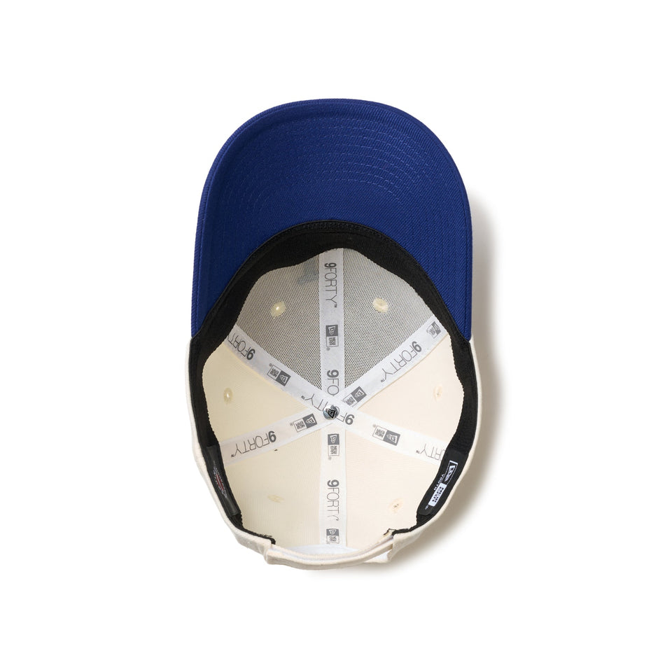 キッズ Youth 9FORTY ストレッチスナップ ロサンゼルス・ドジャース クロームホワイト/ダークロイヤル - 14671596-YTH | NEW ERA ニューエラ公式オンラインストア