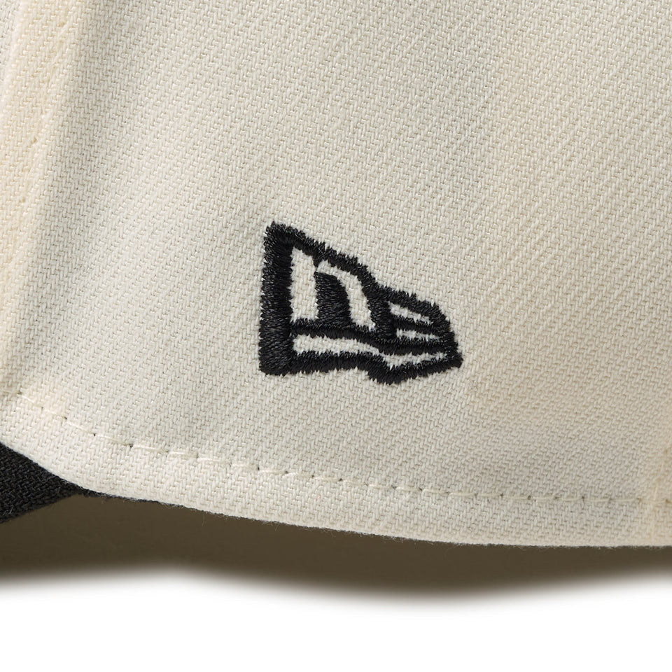 キッズ Youth 9FORTY ストレッチスナップ ボックスロゴ クロームホワイト/ブラック - 14671597-YTH | NEW ERA ニューエラ公式オンラインストア