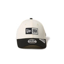 キッズ Youth 9FORTY ストレッチスナップ ボックスロゴ クロームホワイト/ブラック - 14671597-YTH | NEW ERA ニューエラ公式オンラインストア