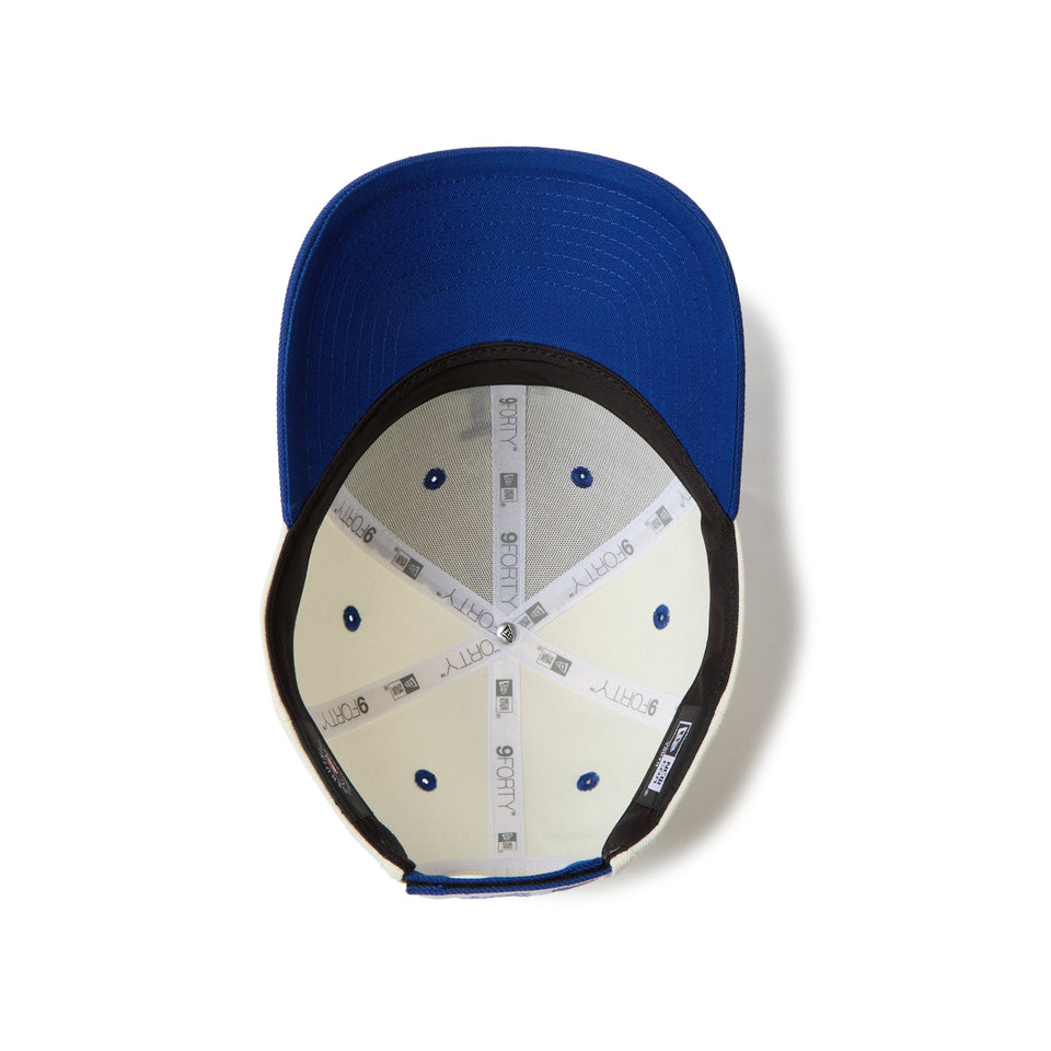 キッズ Youth 9FORTY 2 - Tone ロサンゼルス・ドジャース クロームホワイト ロイヤルバイザー - 14671600 - YTH | NEW ERA ニューエラ公式オンラインストア