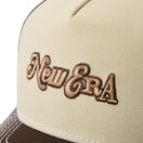 キッズ Youth 9FORTY A - Frame トラッカー Archive Mix Logo クロームホワイト/ウォルナット - 14671584 - YTH | NEW ERA ニューエラ公式オンラインストア