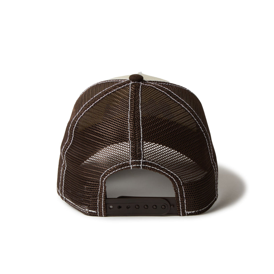 キッズ Youth 9FORTY A - Frame トラッカー Archive Mix Logo クロームホワイト/ウォルナット - 14671584 - YTH | NEW ERA ニューエラ公式オンラインストア