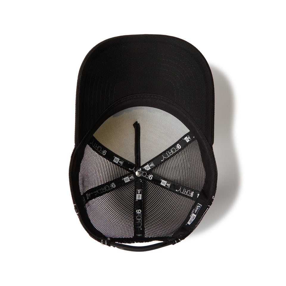 キッズ Youth 9FORTY A - Frame トラッカー Archive Mix Logo クロームホワイト/ブラック - 14671586 - YTH | NEW ERA ニューエラ公式オンラインストア