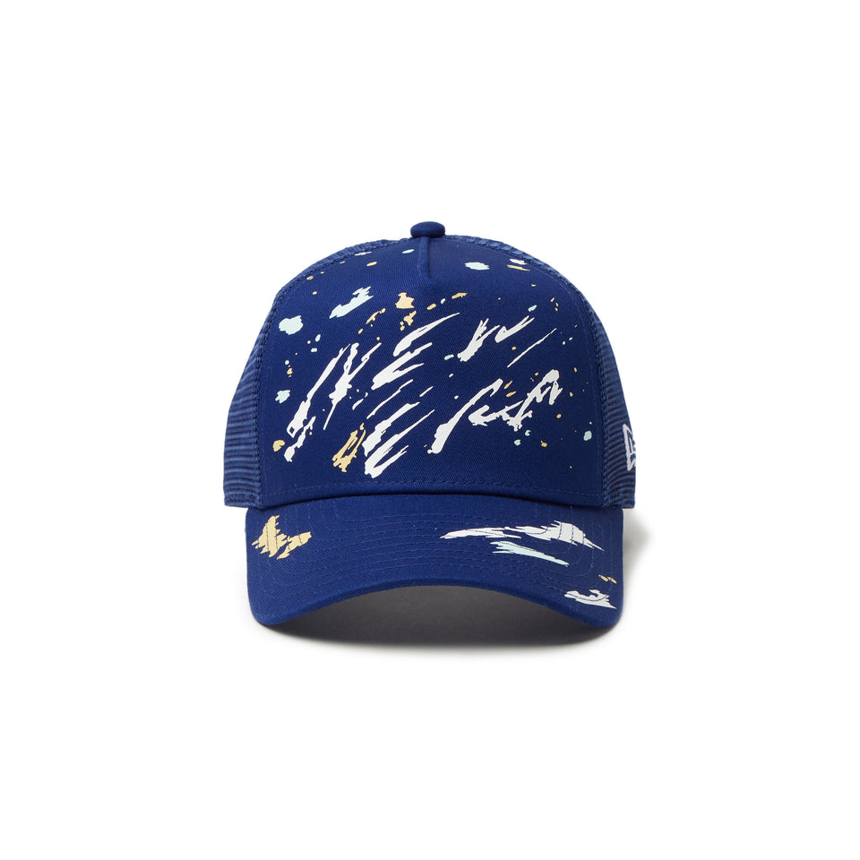 Youth 9FORTY A - Frame トラッカー Dripping ダークロイヤル - 14325180 - YTH | NEW ERA ニューエラ公式オンラインストア