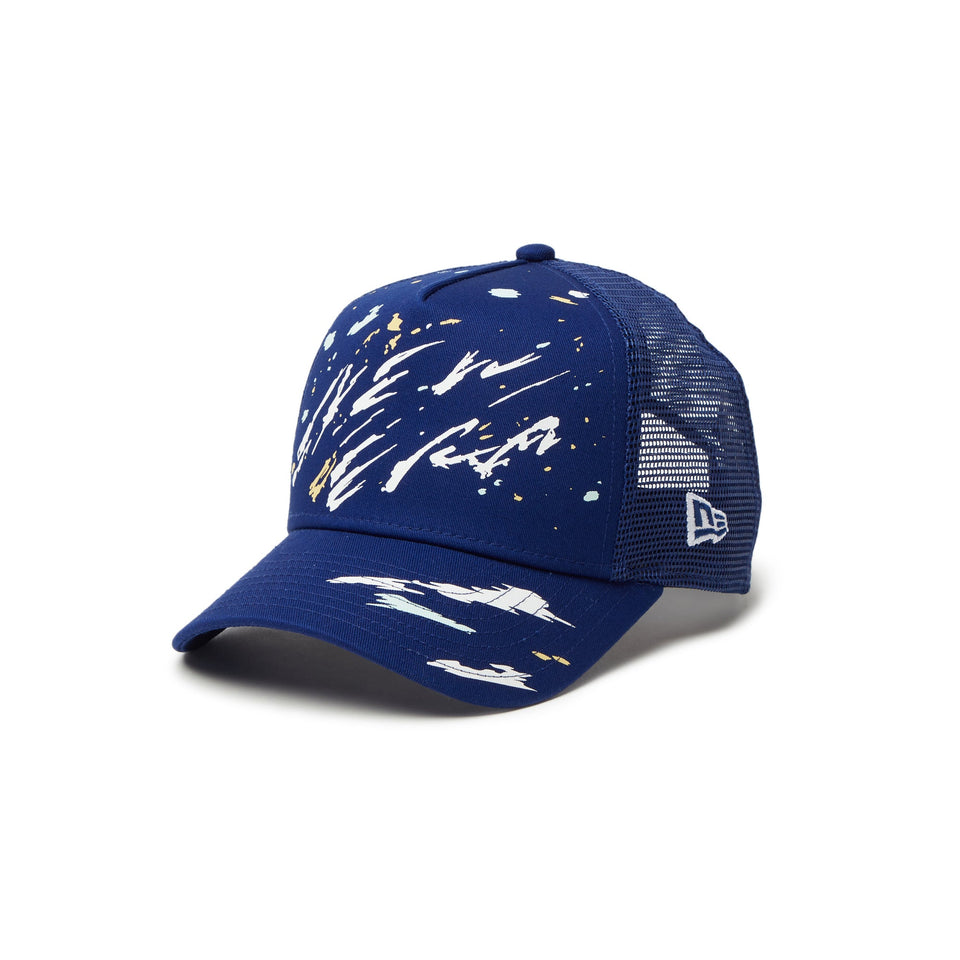 Youth 9FORTY A - Frame トラッカー Dripping ダークロイヤル - 14325180 - YTH | NEW ERA ニューエラ公式オンラインストア