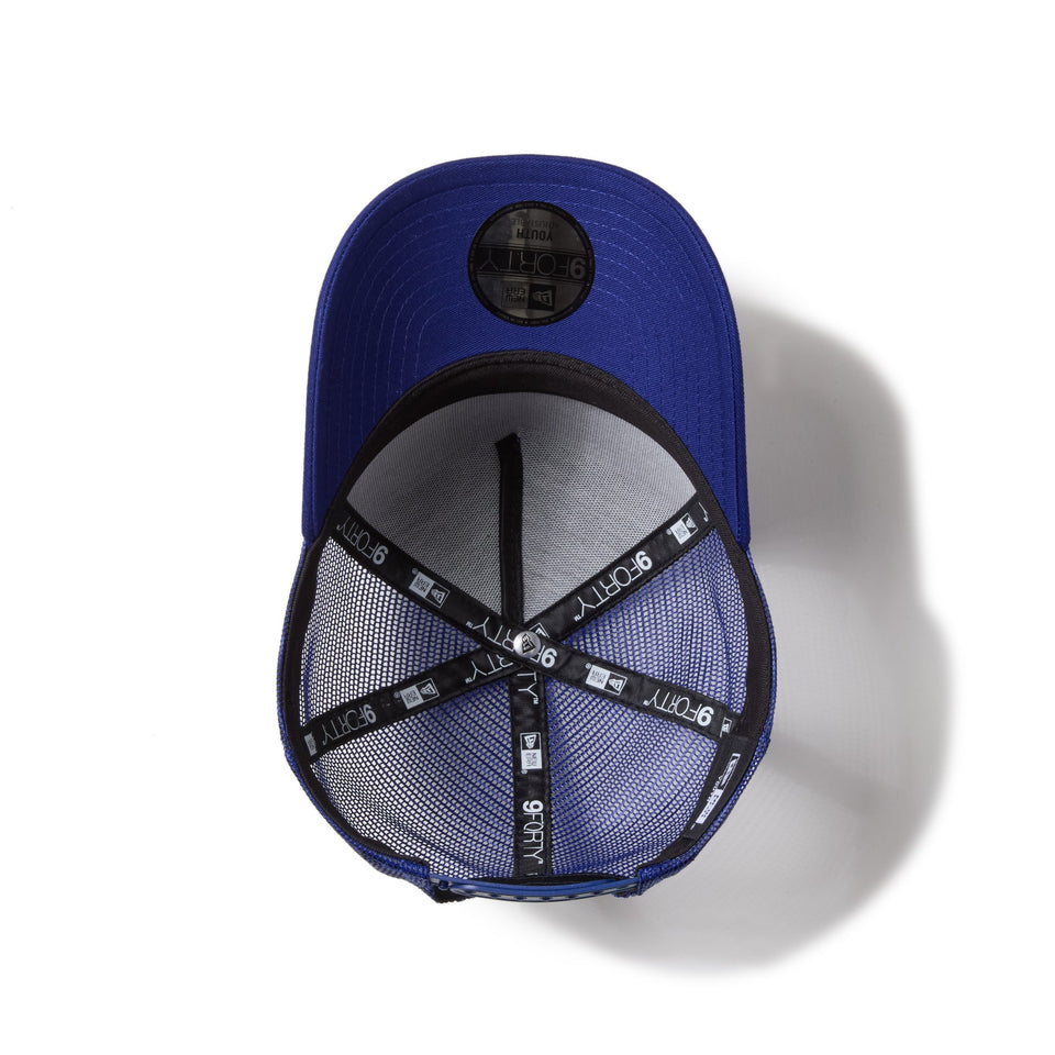 Youth 9FORTY A - Frame トラッカー Dripping ダークロイヤル - 14325180 - YTH | NEW ERA ニューエラ公式オンラインストア