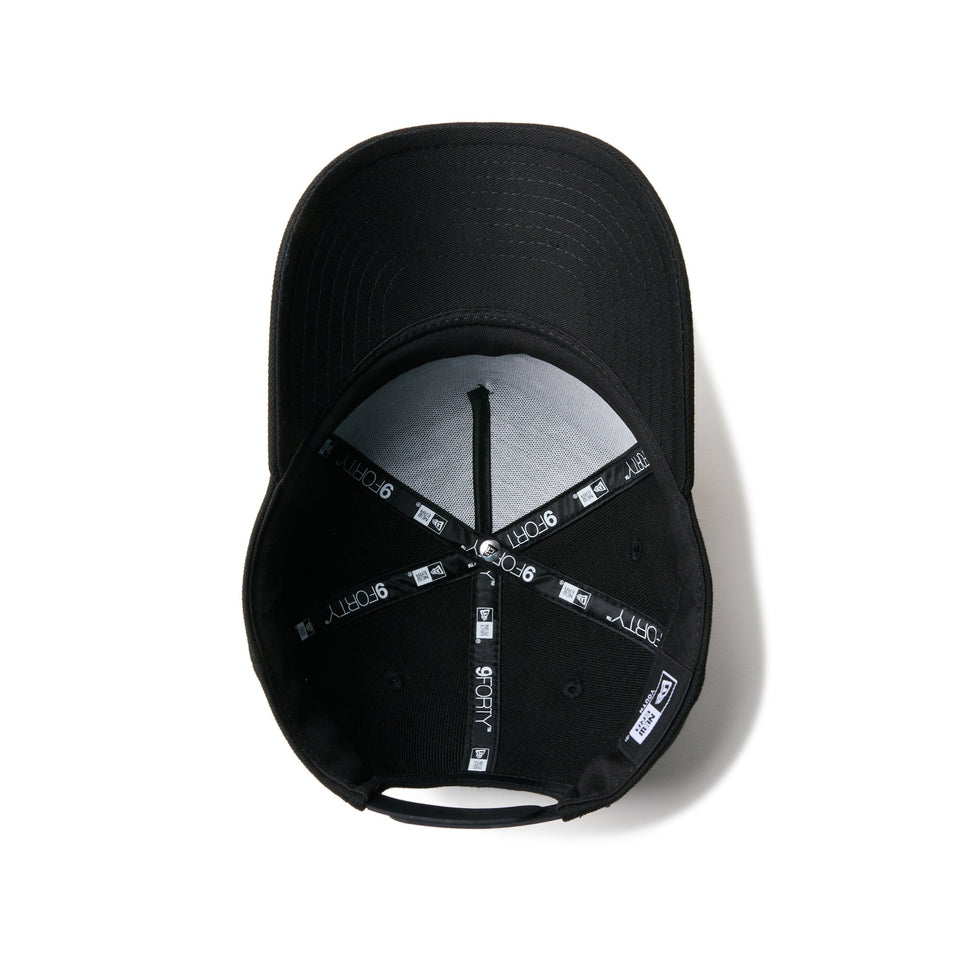 Youth 9FORTY A - Frame Essential エッセンシャル チェーンステッチ スクリプトロゴ ブラック - 14325191 - YTH | NEW ERA ニューエラ公式オンラインストア