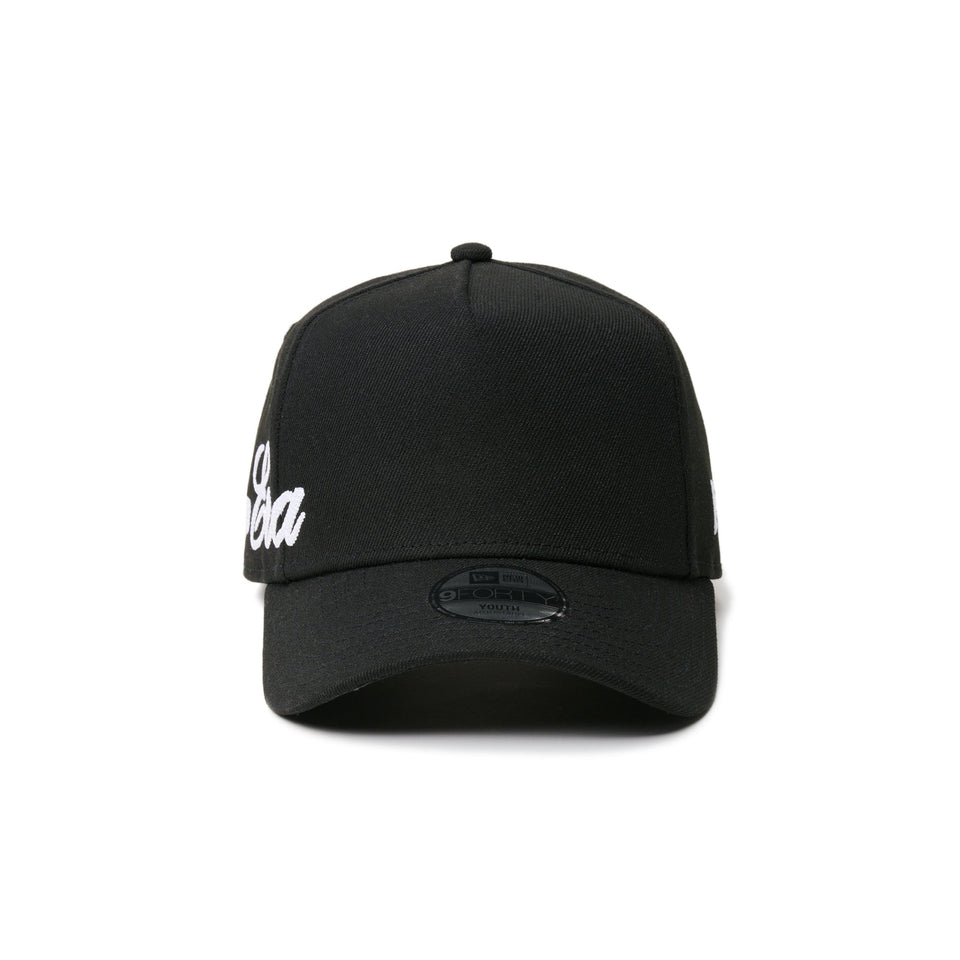 Youth 9FORTY A - Frame Essential エッセンシャル チェーンステッチ スクリプトロゴ ブラック - 14325191 - YTH | NEW ERA ニューエラ公式オンラインストア