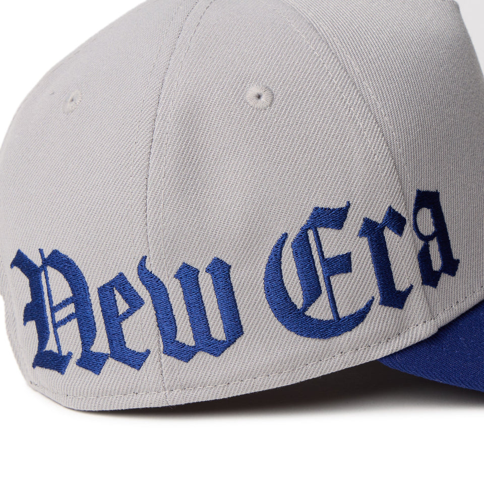 キッズ Youth 9FORTY A - Frame Essential オールドイングリッシュロゴ グレー ダークロイヤルバイザー - 14671588 - YTH | NEW ERA ニューエラ公式オンラインストア