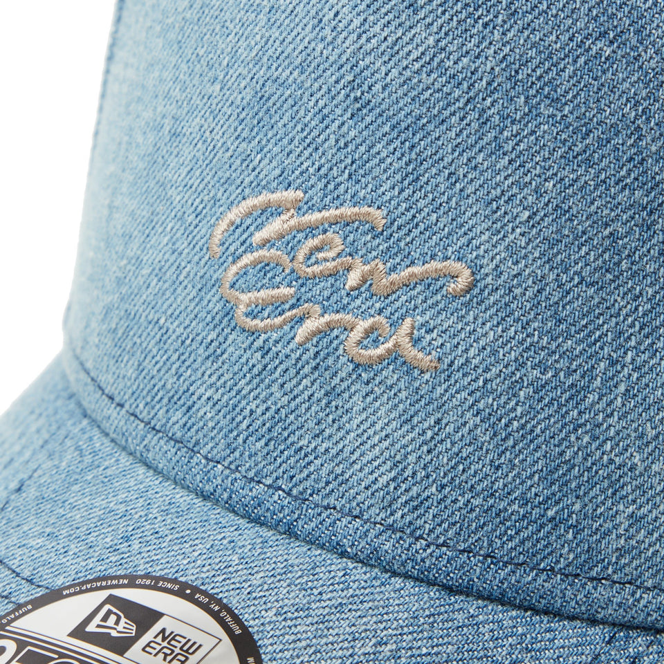 Youth 9FORTY A - Frame Handwritten Logo ウォッシュドデニム - 14325186 - YTH | NEW ERA ニューエラ公式オンラインストア