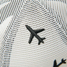キッズ Youth 9FORTY A - Frame トラッカー Mesh Embroidery 飛行機 ブラック/ホワイト - 14392028 - YTH | NEW ERA ニューエラ公式オンラインストア