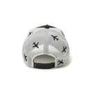 キッズ Youth 9FORTY A - Frame トラッカー Mesh Embroidery 飛行機 ブラック/ホワイト - 14392028 - YTH | NEW ERA ニューエラ公式オンラインストア