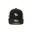 キッズ Youth 9FORTY A - Frame トラッカー Mesh Embroidery 飛行機 ブラック/ホワイト - 14392028 - YTH | NEW ERA ニューエラ公式オンラインストア