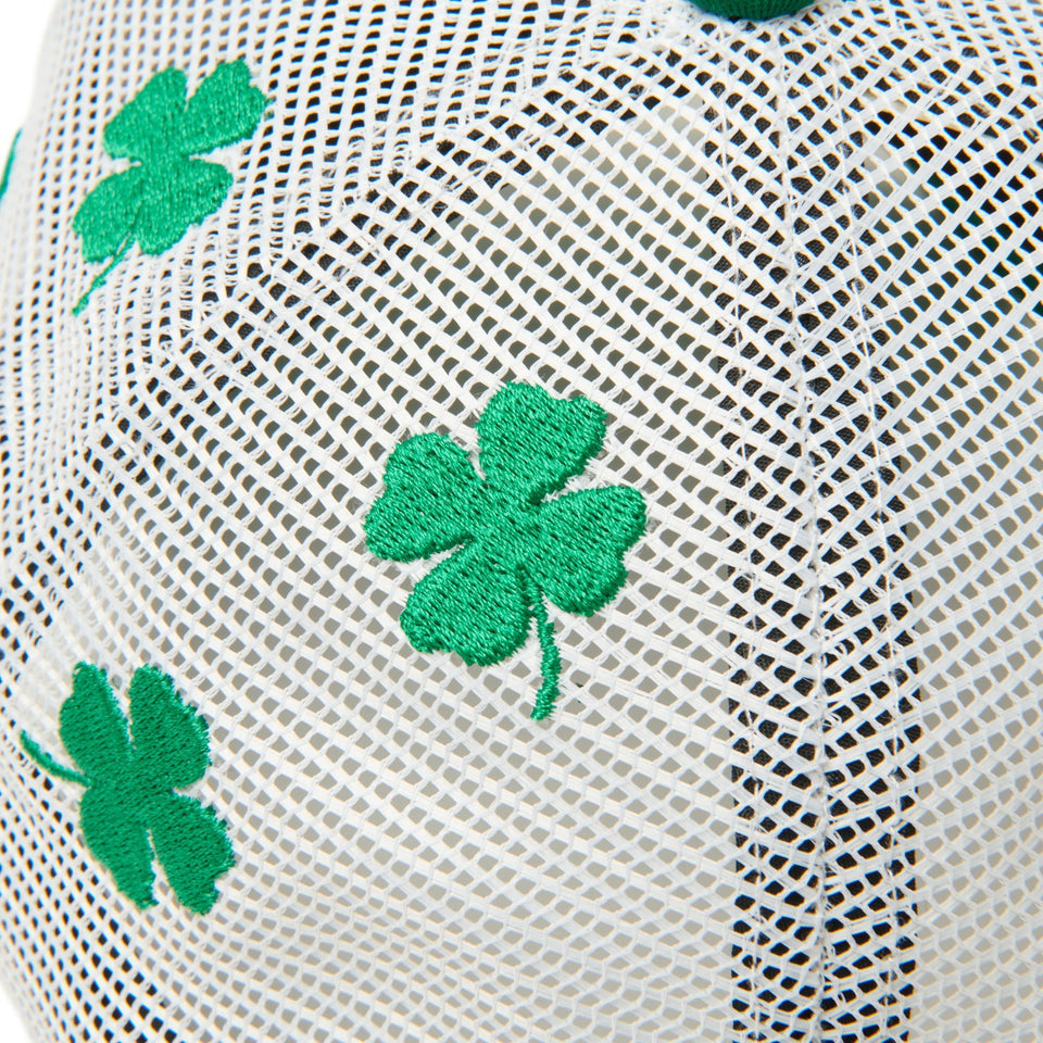 キッズ Youth 9FORTY A - Frame トラッカー Mesh Embroidery クローバー ホワイト/ケリーグリーン - 14392029 - YTH | NEW ERA ニューエラ公式オンラインストア