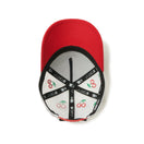 キッズ Youth 9FORTY A - Frame トラッカー Mesh Embroidery チェリー ホワイト/スカーレット - 14392030 - YTH | NEW ERA ニューエラ公式オンラインストア