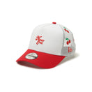 キッズ Youth 9FORTY A - Frame トラッカー Mesh Embroidery チェリー ホワイト/スカーレット - 14392030 - YTH | NEW ERA ニューエラ公式オンラインストア