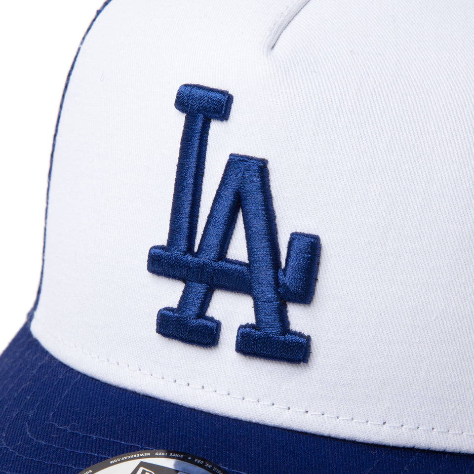キッズ Youth 9FORTY A - Frame トラッカー MLB Mesh Embroidery ロサンゼルス・ドジャース ホワイト/ダークロイヤル - 14392031 - YTH | NEW ERA ニューエラ公式オンラインストア