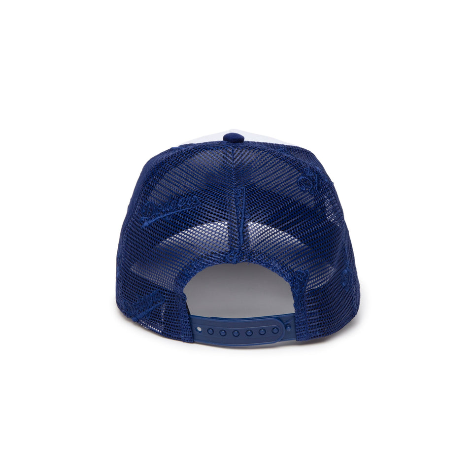 キッズ Youth 9FORTY A - Frame トラッカー MLB Mesh Embroidery ロサンゼルス・ドジャース ホワイト/ダークロイヤル - 14392031 - YTH | NEW ERA ニューエラ公式オンラインストア