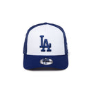キッズ Youth 9FORTY A - Frame トラッカー MLB Mesh Embroidery ロサンゼルス・ドジャース ホワイト/ダークロイヤル - 14392031 - YTH | NEW ERA ニューエラ公式オンラインストア