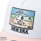Youth 9FORTY A - Frame トラッカー PEANUTS ベースボール ホワイト/ピンク レモネード - 14432158 - YTH | NEW ERA ニューエラ公式オンラインストア
