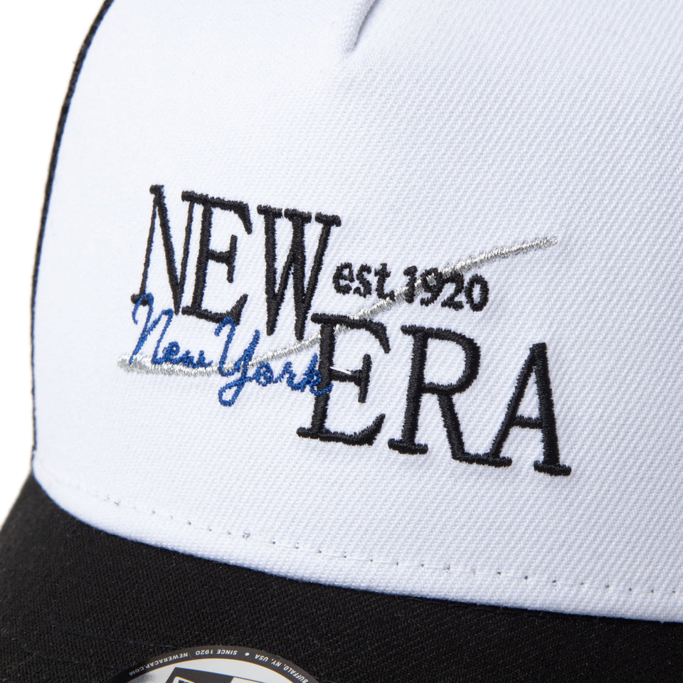 Youth 9FORTY A - Frame トラッカー Wind Logo ホワイト/ブラック - 14392019 - YTH | NEW ERA ニューエラ公式オンラインストア
